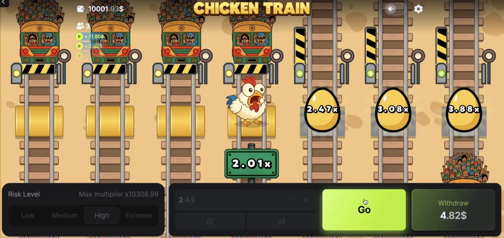 Chicken vs Train Game
