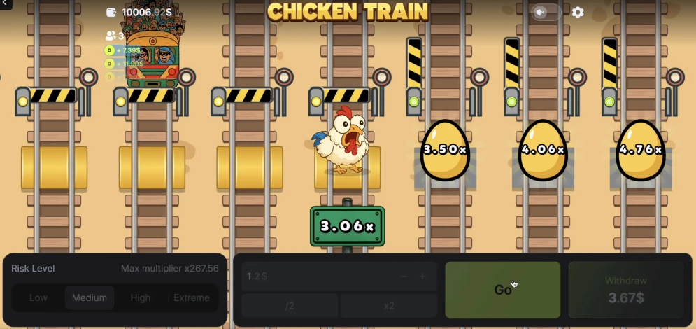 Chicken vs Train