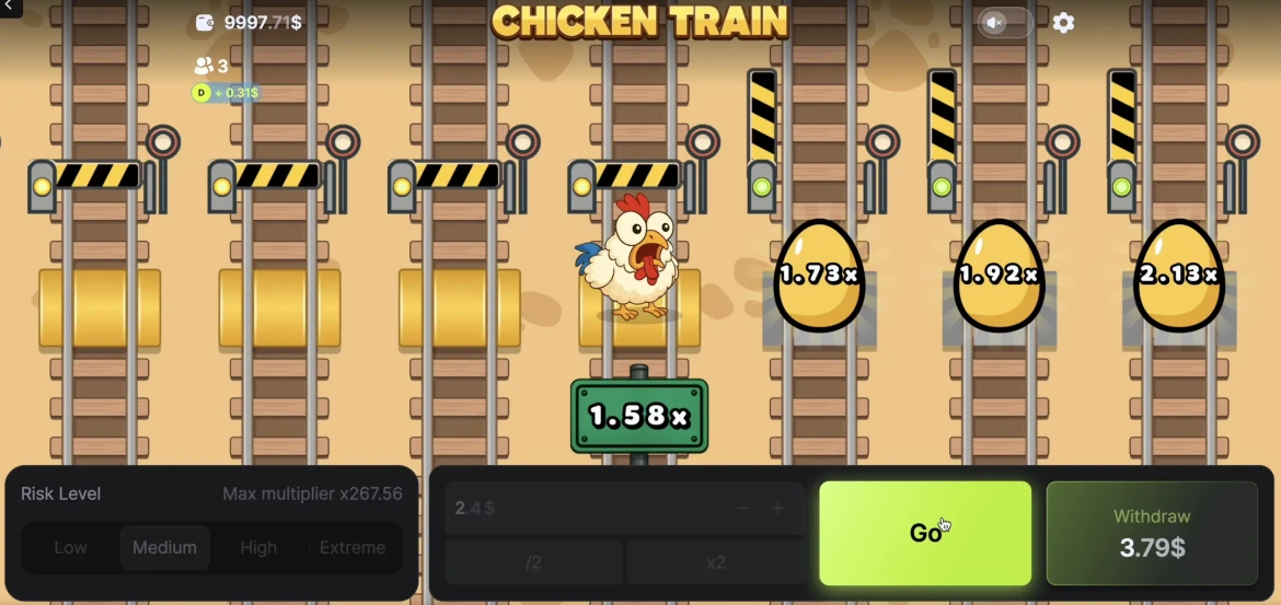 Chicken vs Train