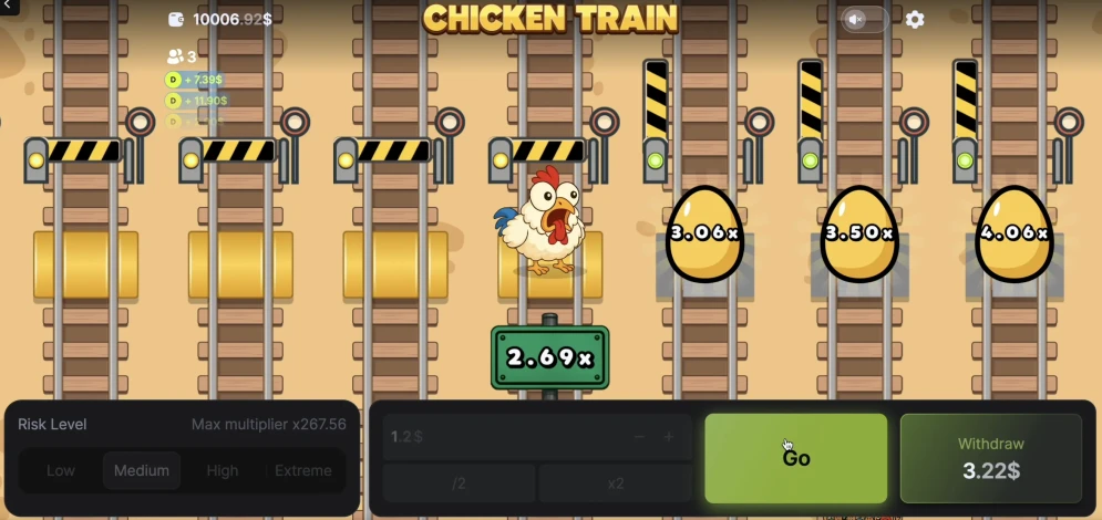 Chicken vs Train